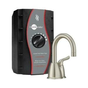 InSinkErator H-HOT150SN-SS Instant Hot Water Dispenser System, Satin Nickel
