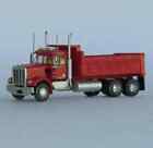 N Trainworx 49073 Kenworth W900 Dump truck Red