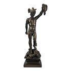 Perseus with Head of Gorgon Medusa Cast Marble Statue Sculpture Bronze Effect