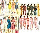 VINTAGE Mixed Lot-6  Sewing Patterns~McCalls~Simplicity~Vogue~1964-1985