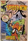 Web Of Spiderman 16 Autographed Marc Silvestri Marvel 86 Newsstand Spiderverse