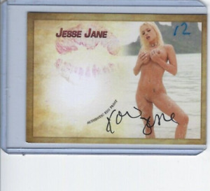 New ListingJesse Jane RIP Autograph Signed Kiss Print Card Collectors Expo Model #12