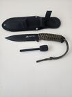 Ozark Trail Paracord Handle Fixed Blade Knife - E042 - Camping hunting survival