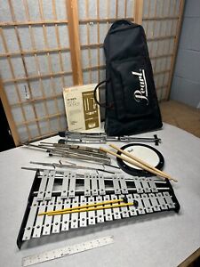Pearl Xylophone 30 Key With Carry Bag Marching Band Practice Pad GREAT LOOK!