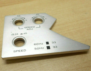KENWOOD KD-3070 TURNTABLE - SPEED CONTROL PLATE  - PARTING OUT