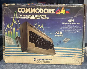 Commodore 64 in Original Box With User Guide VINTAGE