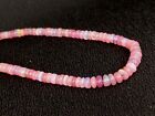 Ethiopian Pink Opal Beads rondelles 3 - 5 mm loose opal Stone beads 16