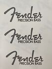 50s/60s Fender Precision Bass Waterslide Headstock Decal (3 pcs.)