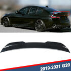 For 19-21 BMW G20 330i M340i Carbon Fiber Look PSM Style Highkick Trunk Spoiler