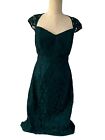 JCREW Tinsley Dress in Leavers Lace Size 2 $275 vibrant jade green bridesmaid