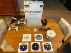 New ListingSony PlayStation PS1 Console System Bundle 2 Controllers 50 Games Original Box!