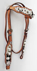 Show Tack Bridle Horse Western Leather Rodeo Headstall  8550H