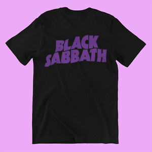 BLACK SABBATH T-Shirt Purple Logo Tee Ozzy New all sizes