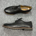 Rockport Shoes Mens 10.5 Wide Black Leather Plain Toe Oxfords Adiprene V76484