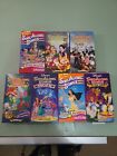 Lot Of 7 Vintage Disneys Sing Along Songs VHS - Good Condition Belle, Ariel, Etc