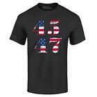 45 47 American Flag Donald Trump 2024 T-shirt MAGA ReElect Gift Vote Tee Shirts