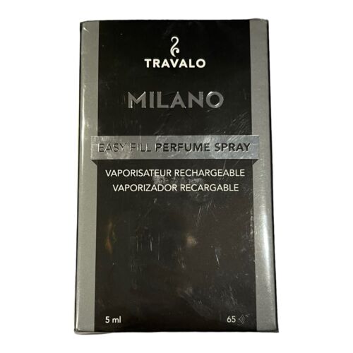 Travalo Milano Luxurious Portable Refillable Fragrance Atomizer Black