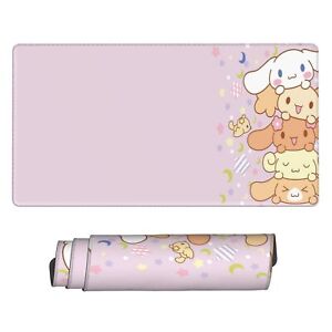 cravateSlim Kawaii Cute Mouse Pads with Design Novelty Anime Large Pink Keybo...