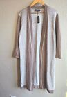 NWT Magaschoni Cashmere Blend A18915 Long Duster Size XL MSRP $378 Tan Spotted