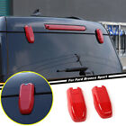 For 2021-2024 Ford Bronco Sport Red Tail Door Rear Window Glass Hinge Cover Trim (For: 2023 Ford Bronco Sport Big Bend)
