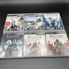 6 Assassin's Creed Sony PlayStation PS 3 Games Lot. See Description for Titles