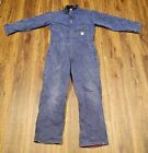 Carhartt mens Insulated Coverall Blue 9980 42R.