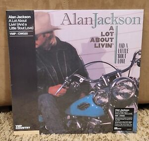 Alan Jackson - A Lot About Livin' - SEALED VMP Country 30th 180g Blue Vinyl