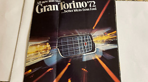 1972 Ford Gran Torino Color Sales Brochure Original 