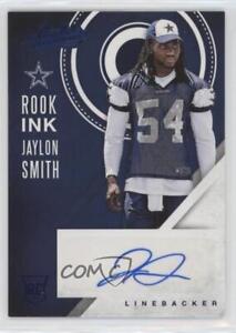 2016 Panini Absolute Rook Ink Blue Jaylon Smith #22 Rookie Auto RC