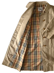 Burberry Burberry 90s Stainless Steel Collar Coat Beige Cotton US XS Women Used