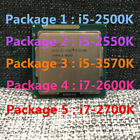 Intel Core i5-2500K i5-2550K i5-3570K i7-2600K i7-2700K i7-3770K CPU Processor