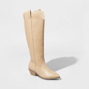 New Women's Sommer Stitch Knee-High Western Boots - Universal Thread