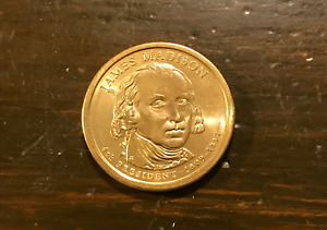 JAMES MADISON 2007 (Denver MINT U.S. BU One Dollar coins)