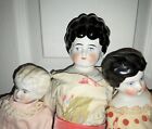 LOT of Three (3) ANTIQUE ** GERMAN **  CHINA DOLLS as is