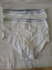 Vintage Lot Of 2 Hanes Mens”Tidy Whities” Briefs~Size L ~New No Tags