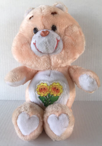New ListingVintage Care Bears Friend Bear Plush 13” Kenner 1983 Stuffed Animal Peach Bear