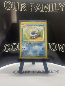 Pokémon TCG Card  Neo Destiny Uncommon Light Vaporeon 52/105 LP