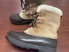 Sorel Caribou Waterproof Womens Size 9 Lace Up Winter Snow Boots