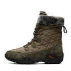 Mens Warm Casual Snow Boot Mid Calf Non-slip Winter Outdoor Fur Waterproof Shoes