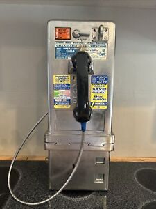 Vintage Western Electric Bell GTE Touch Tone Pay Phone AT&T Bell - With Key