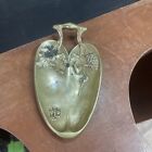 vintage french bronze art noveau organic butterfly signed  Jewelry Pin Tray