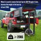 1997-2024 For Jeep Wrangler TJ JK JL Hard Top Removal Lift Storage Cart Rack USA (For: More than one vehicle)
