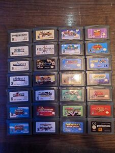 Nintendo GBA Gameboy Advance Games Bundle Variety Rare Titles Tested Working