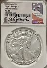 2021 Silver Eagle Type 2 NGC-MS70 First Day of Issue Gaudioso Signature Signed