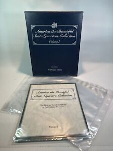 2012 America the Beautiful State Quarters Collection Binder P&D Mint Volume 1