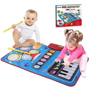 Toys for 1 Year Old Boys Gifts 2 in 1 Piano Mat Toddler Toys Age 1-2 Year Old