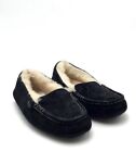 UGG Women's Australia Ansley 3312 Black Slip On Moccasin Slippers - Size 7