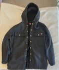 Wrangler Workwear Men's Insulated Sherpa Lined Jacket Color Black Size Small