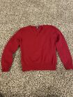 Apt. 9 100% Cashmere Dark Red Sweater Sz L