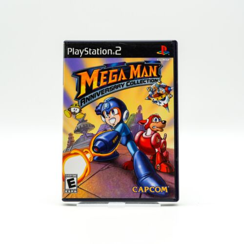 Playstation 2 PS2 Mega Man Anniversary Collection Video Game Capcom 2003 Tested